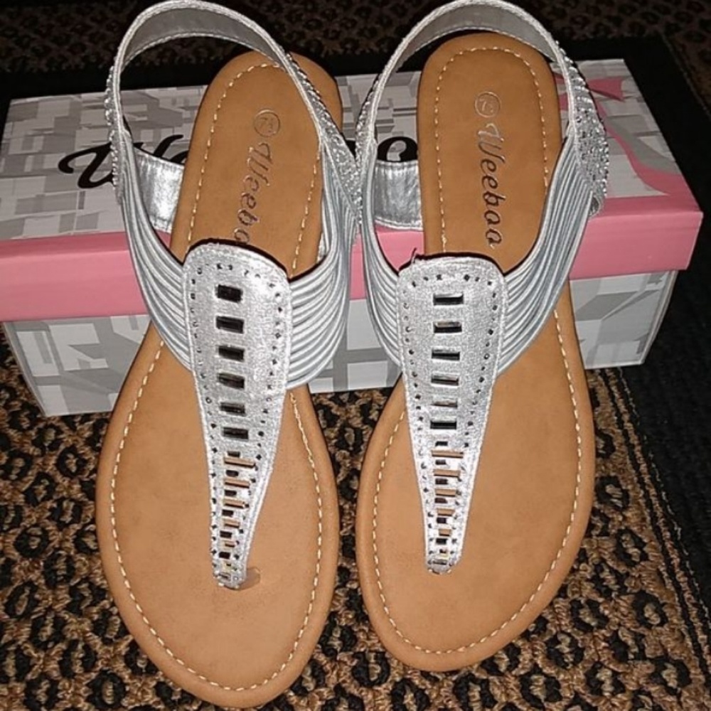 Super cute Weebo slip in gladiator sandals